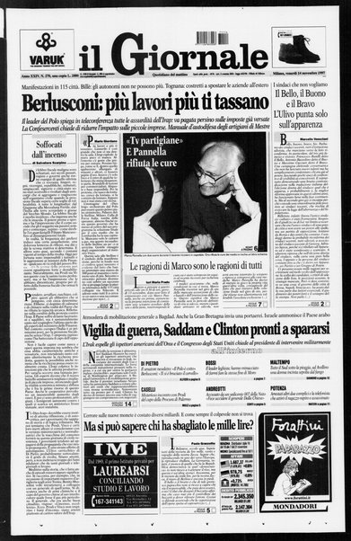 Il giornale : quotidiano del mattino